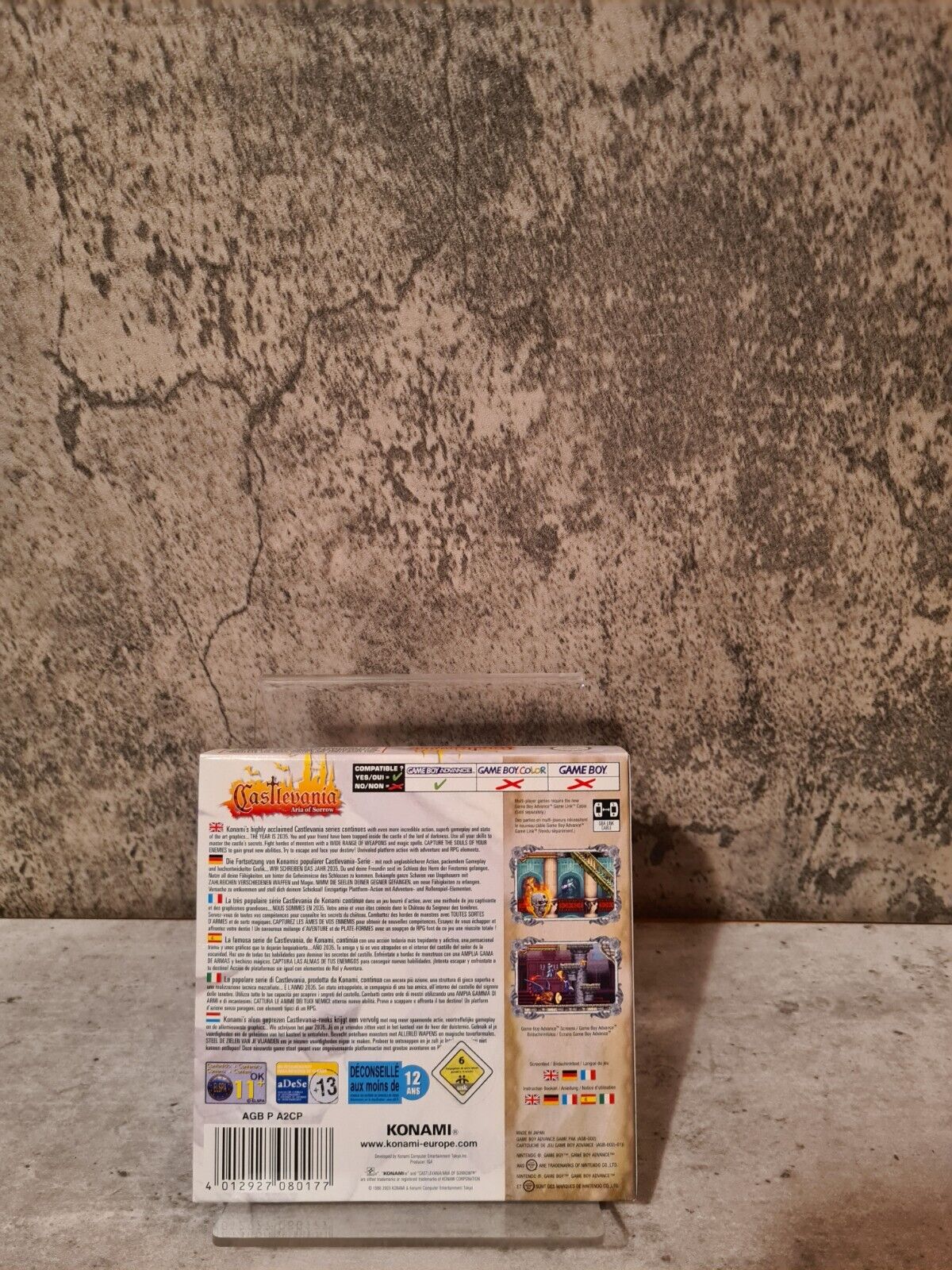Nintendo Gameboy Advance Castlevania Aria of Sorrow + OVP+Anleitung + Poster EUR - T-Retro-Games 