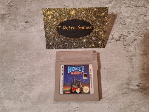 Game Boy Classic Spiel David Cranes The Rescue of Princess Blobette Modul NOE - T-Retro-Games 