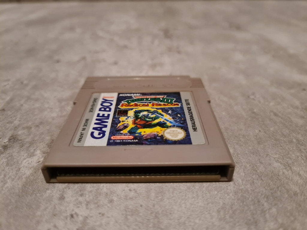 Nintendo Gameboy Classic Spiel Turtles III Radical Rescue Modul NOE - T-Retro-Games 