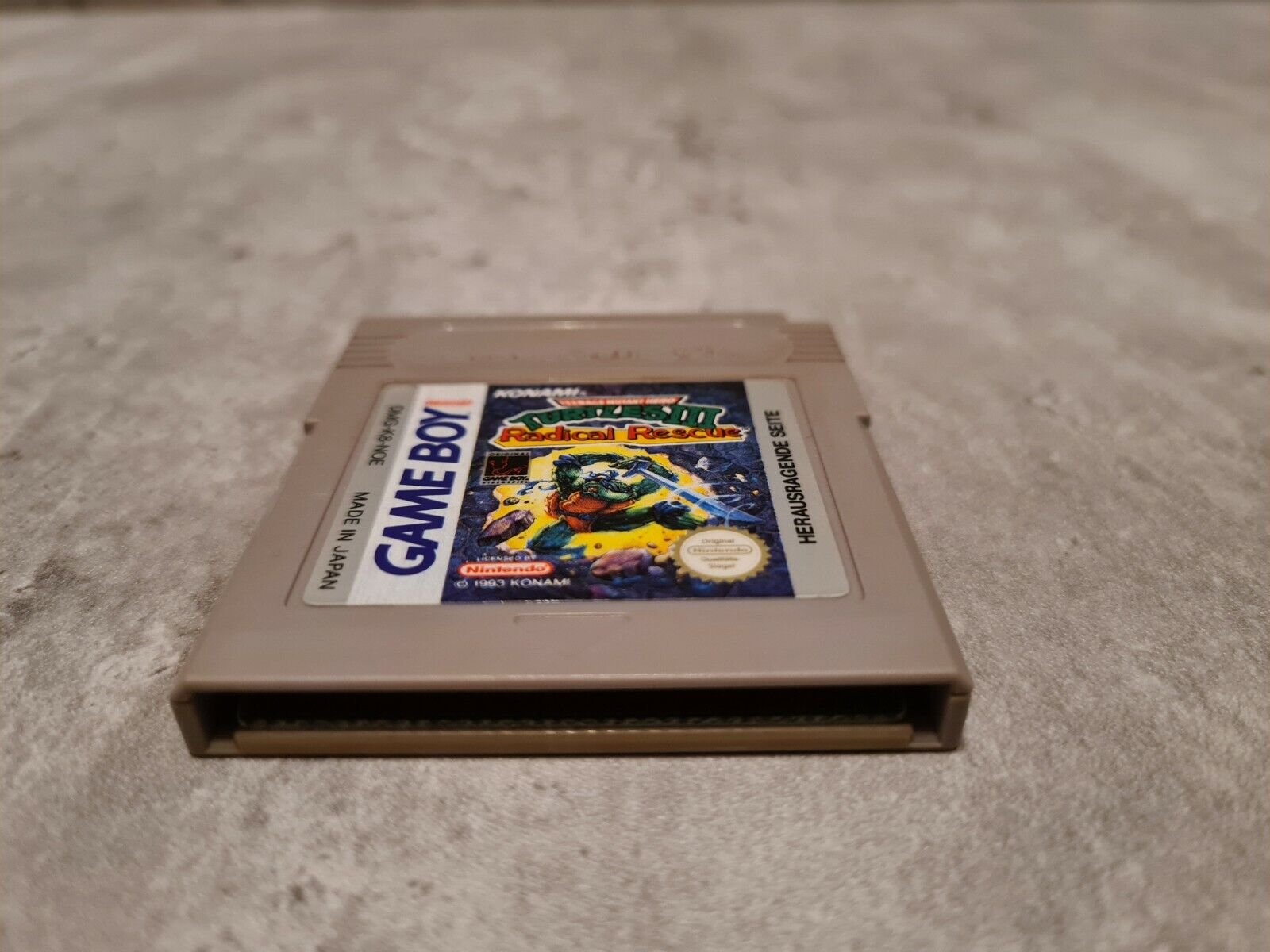 Nintendo Gameboy Classic Spiel Turtles III Radical Rescue Modul NOE - T-Retro-Games 