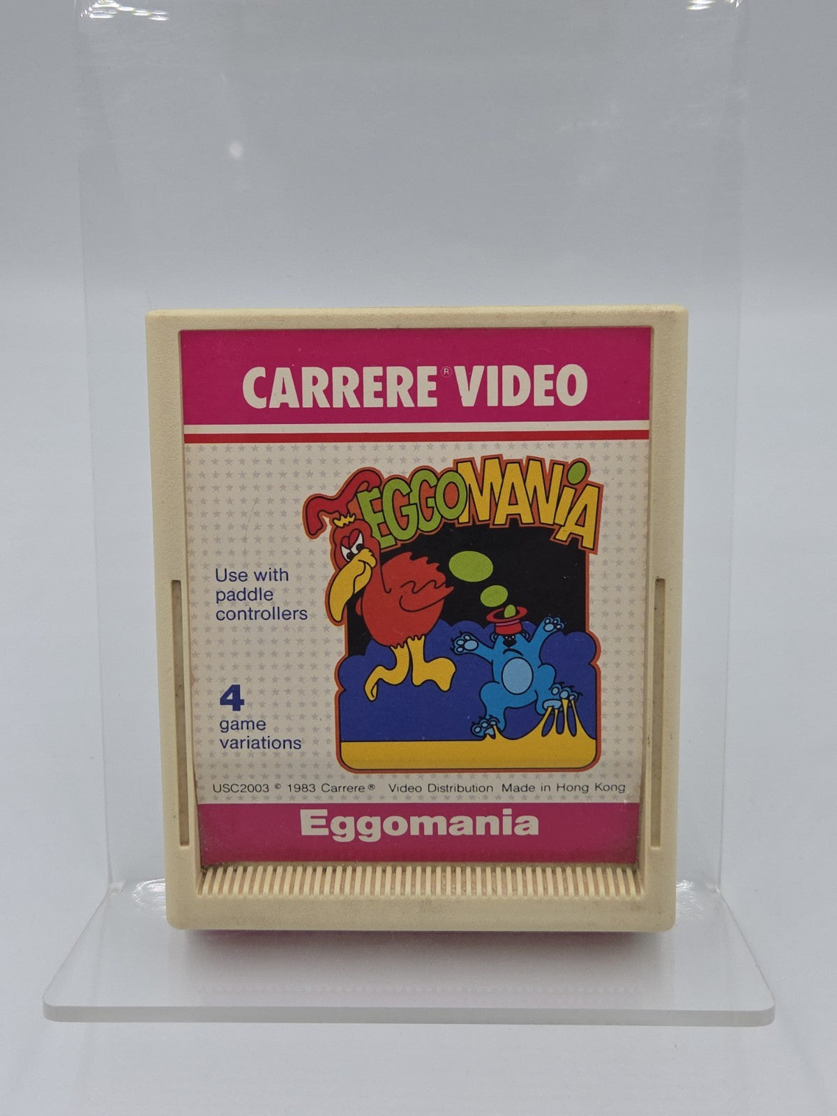 Atari 2600 Spiel Eggomania 1983 Carrere