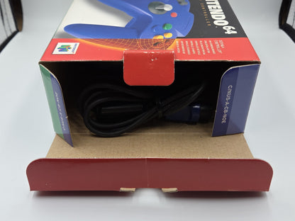N64 Nintendo 64 Controller Joystick Blau Blue OVP EUR