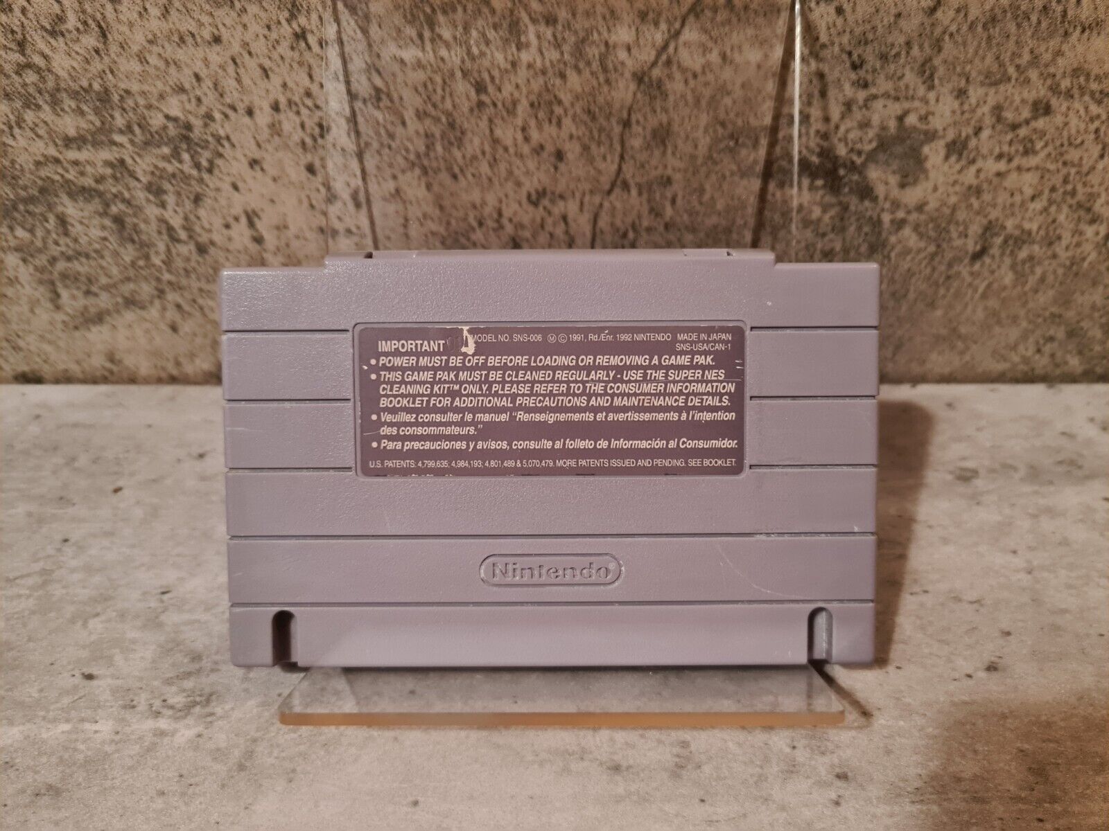 SNES Super Nintendo Fighter's History NTSC USA Modul - T-Retro-Games 