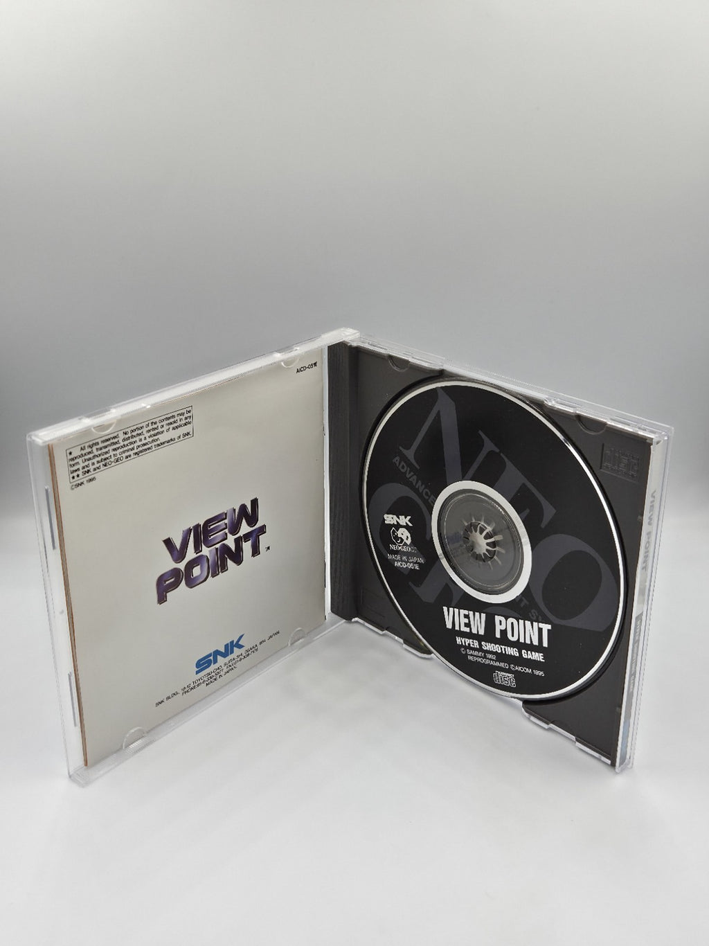 Neo Geo CD Spiel View Point mit OVP und Anleitung USA