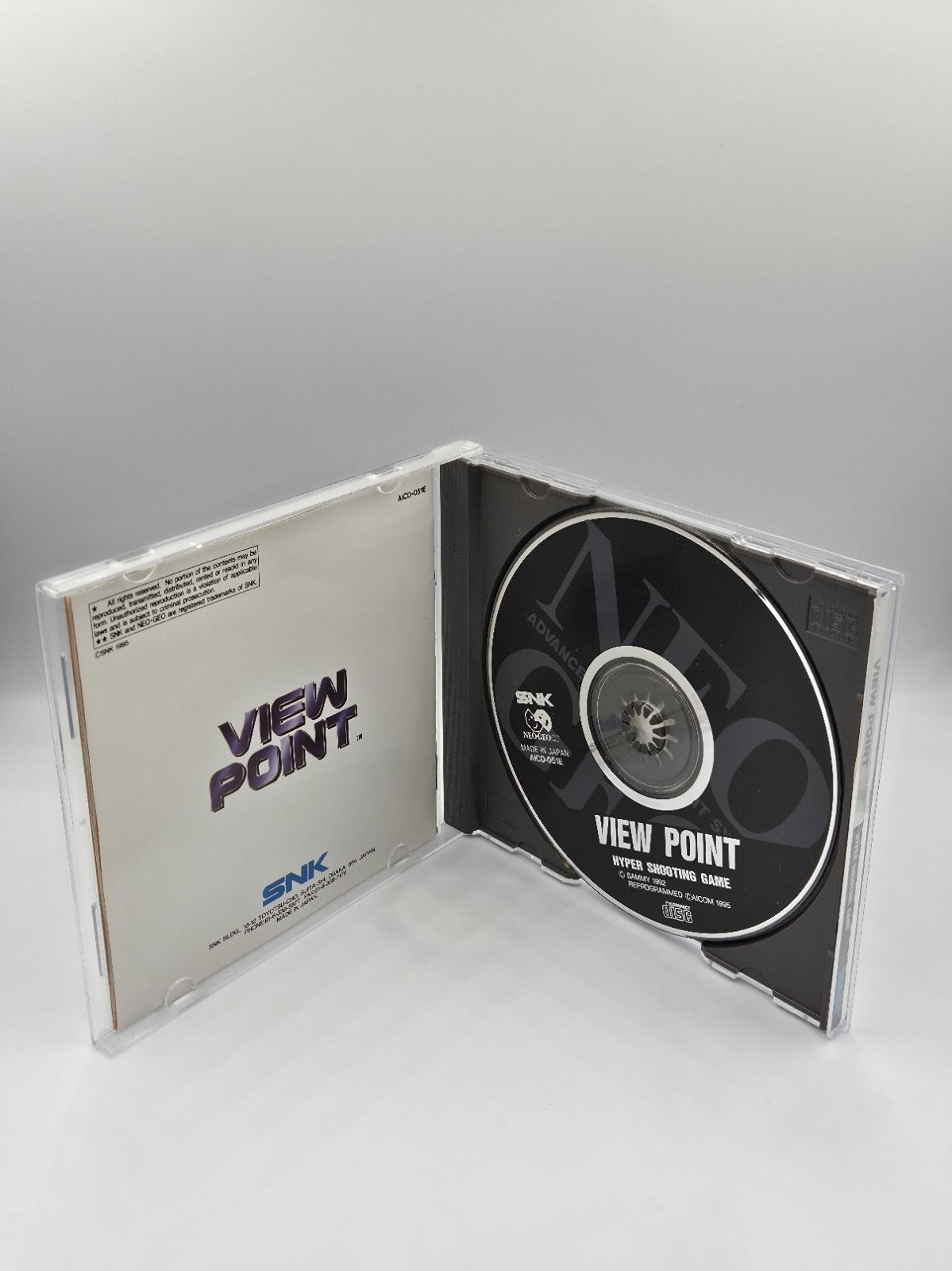 Neo Geo CD Spiel View Point mit OVP und Anleitung USA