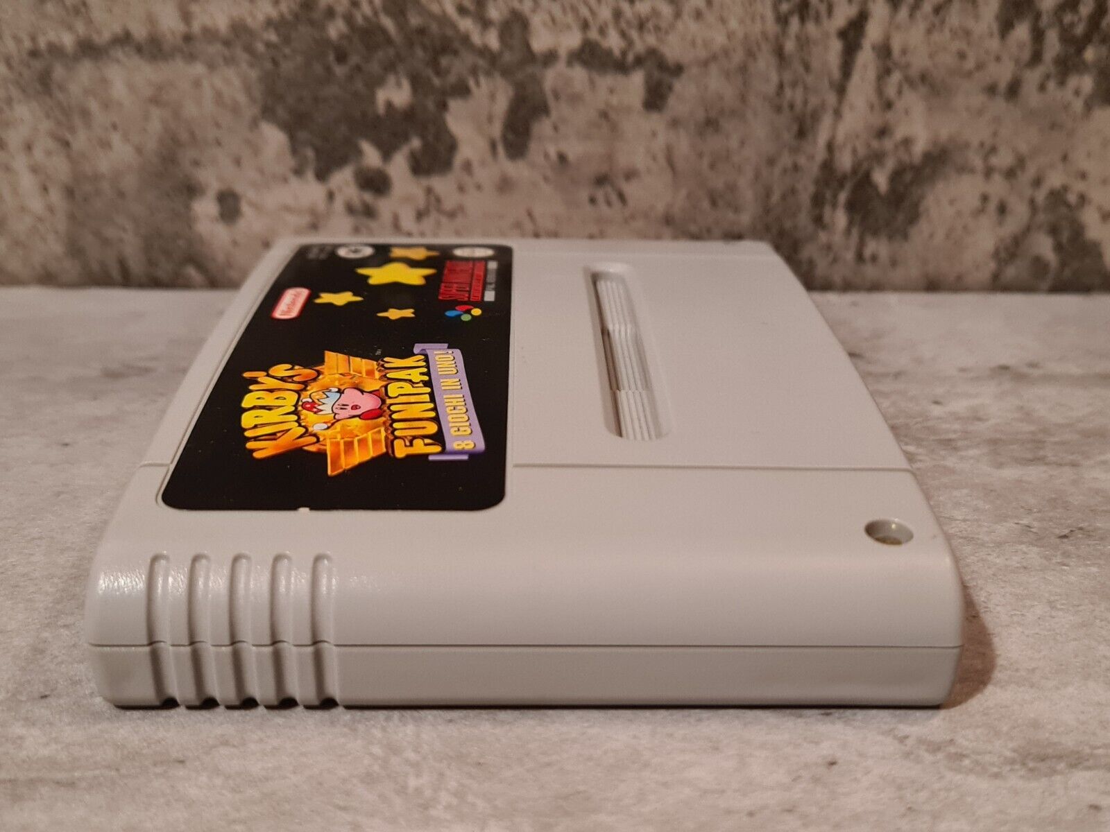 SNES Super Nintendo Kirby's Fun Pak Modul ITA - T-Retro-Games 
