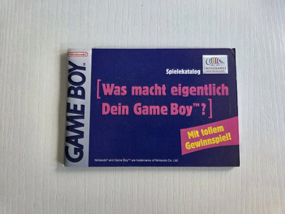 Game Boy Classic Was macht eigentlich Dein Game Boy? Spielekatalog NOE