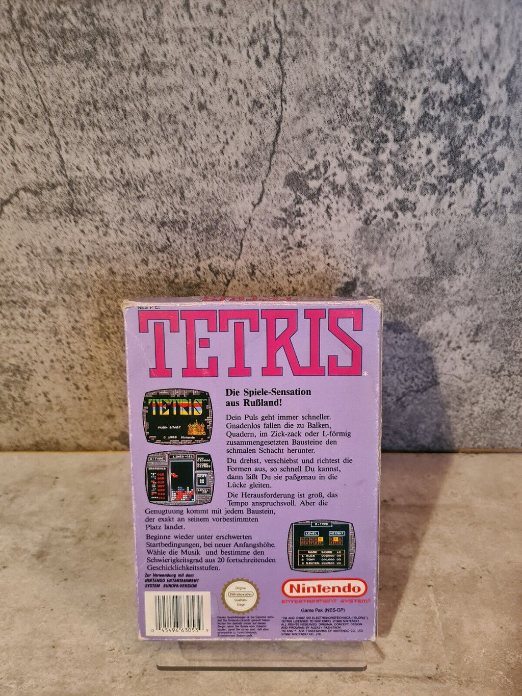 NES Tetris mit OVP und Anleitung NOE - T-Retro-Games 