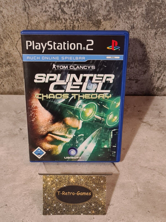 Playstation 2 Tom Clancy's Splinter Cell Chaos Theory + OVP + Anleitung Deutsch - T-Retro-Games 