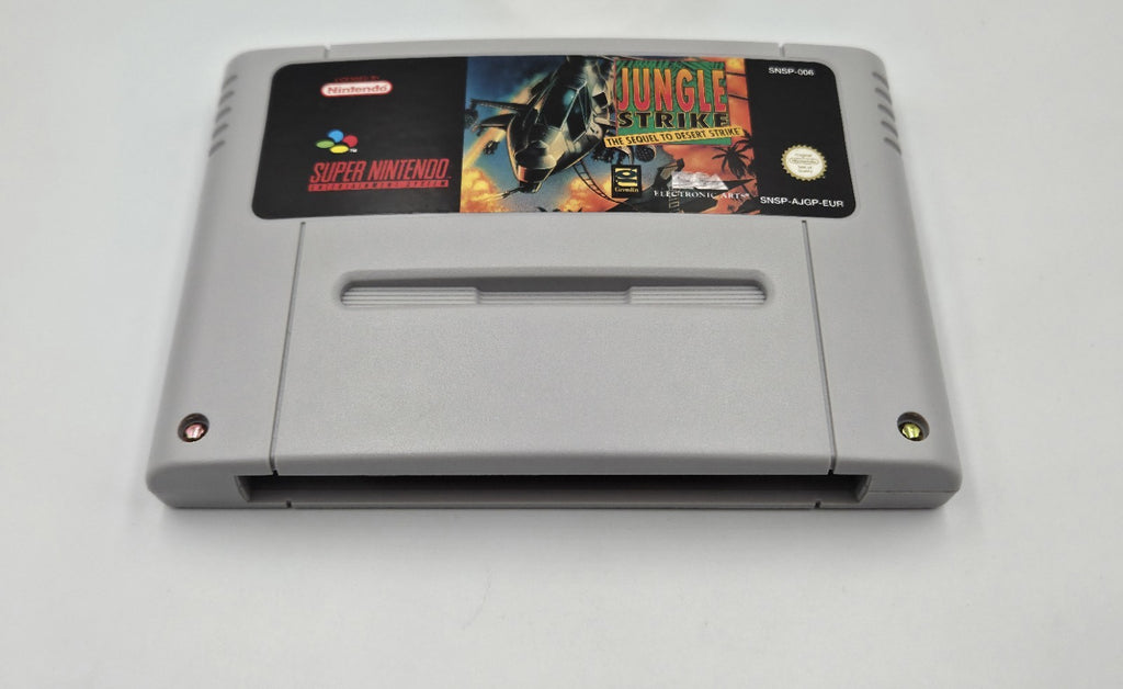 Super Nintendo Jungle Strike The Sequel To Desert Strike + OVP und Anleitung EUR