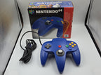 N64 Nintendo 64 Controller Joystick Blau Blue OVP EUR