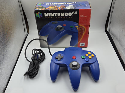N64 Nintendo 64 Controller Joystick Blau Blue OVP EUR