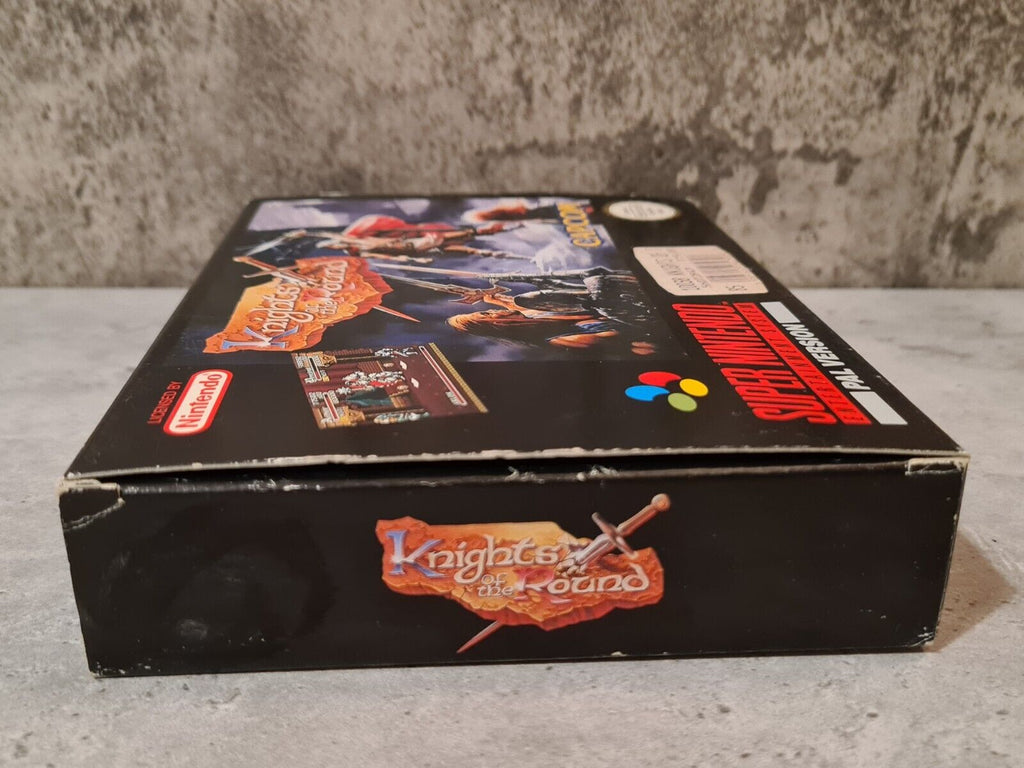 SNES Super Nintendo Knights of The Round mit OVP und Anleitung NOE - T-Retro-Games 