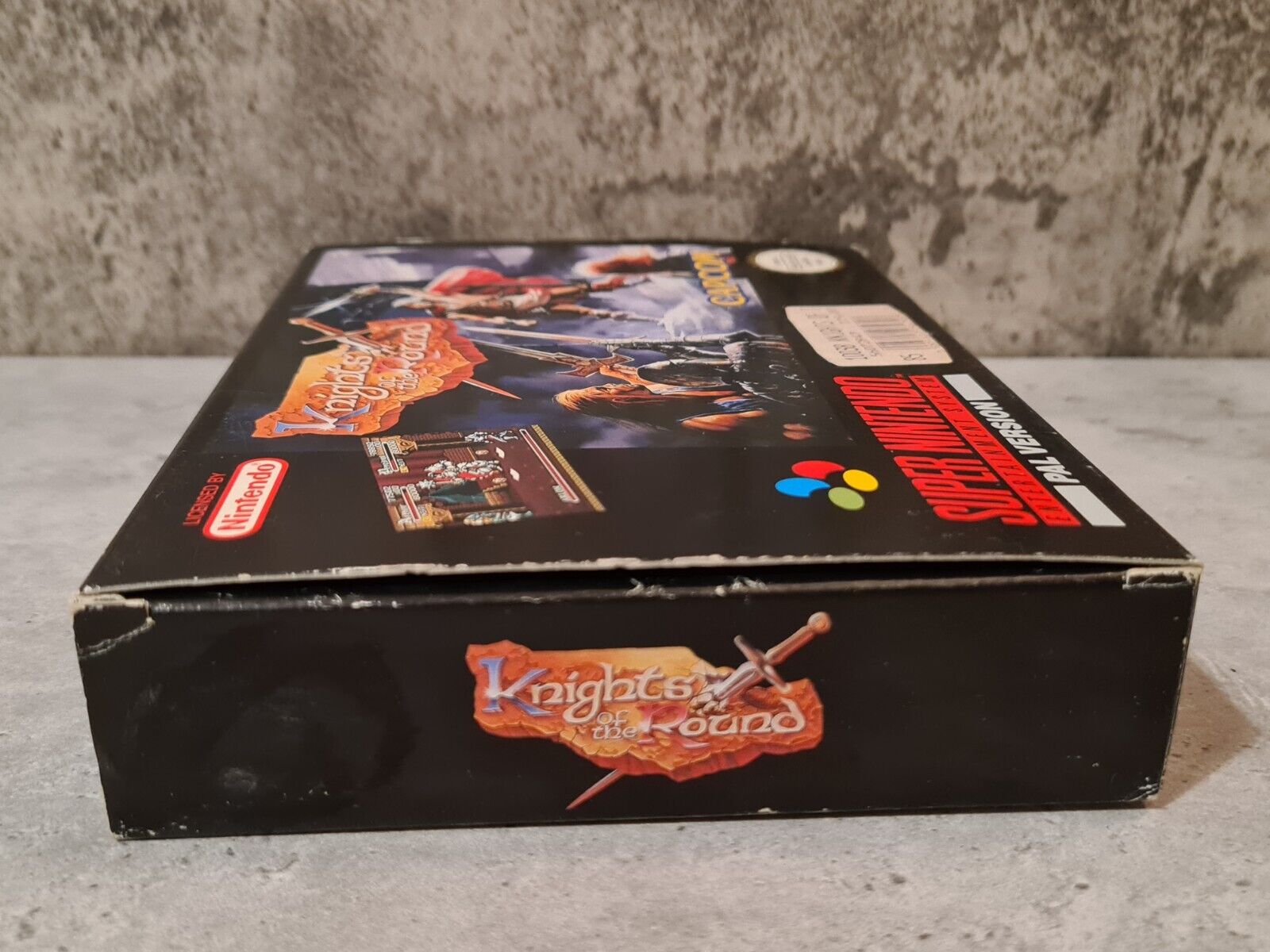 SNES Super Nintendo Knights of The Round mit OVP und Anleitung NOE - T-Retro-Games 