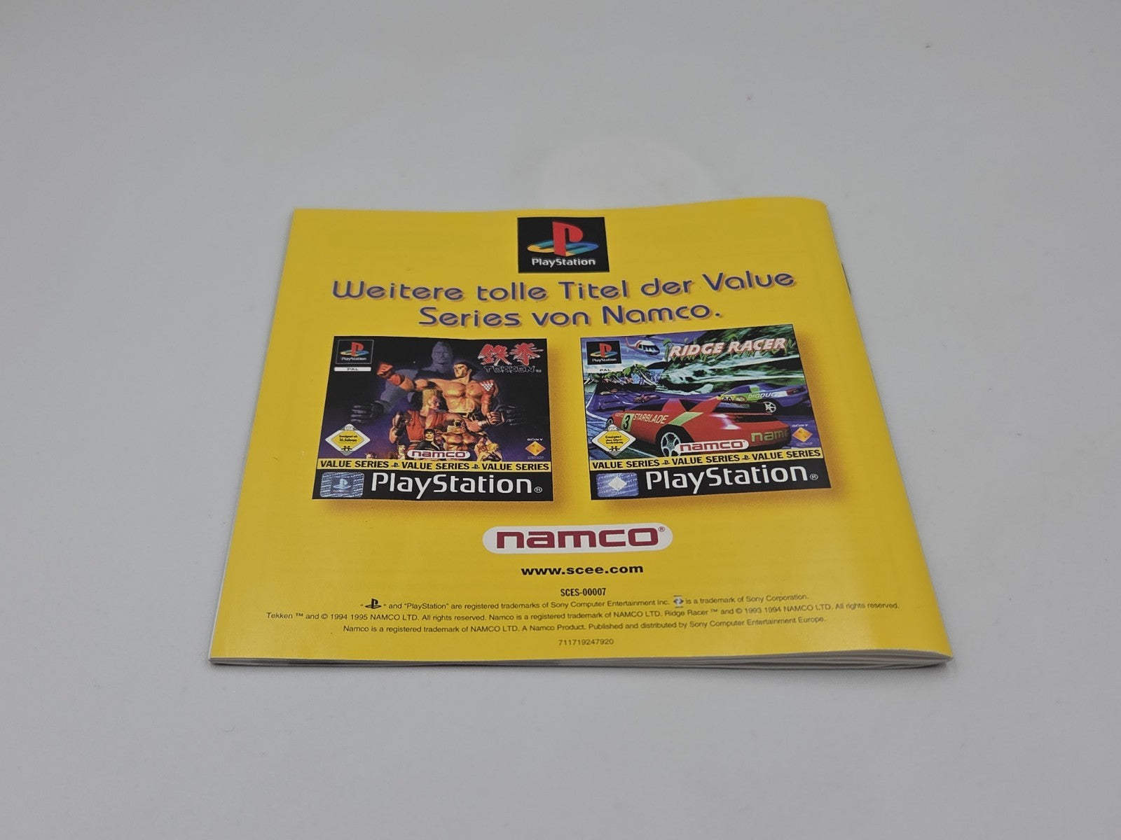 PS1 Playstation 1 Spiel Air Combat mit OVP und Anleitung Deutsch