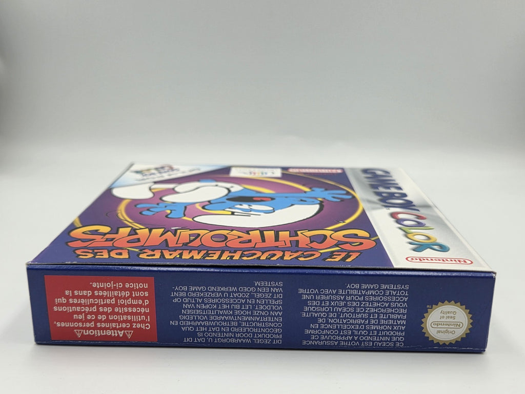 Nintendo Game Boy Color Le Cauchemar Des Schtroumpfs mit OVP und Anleitung FAH