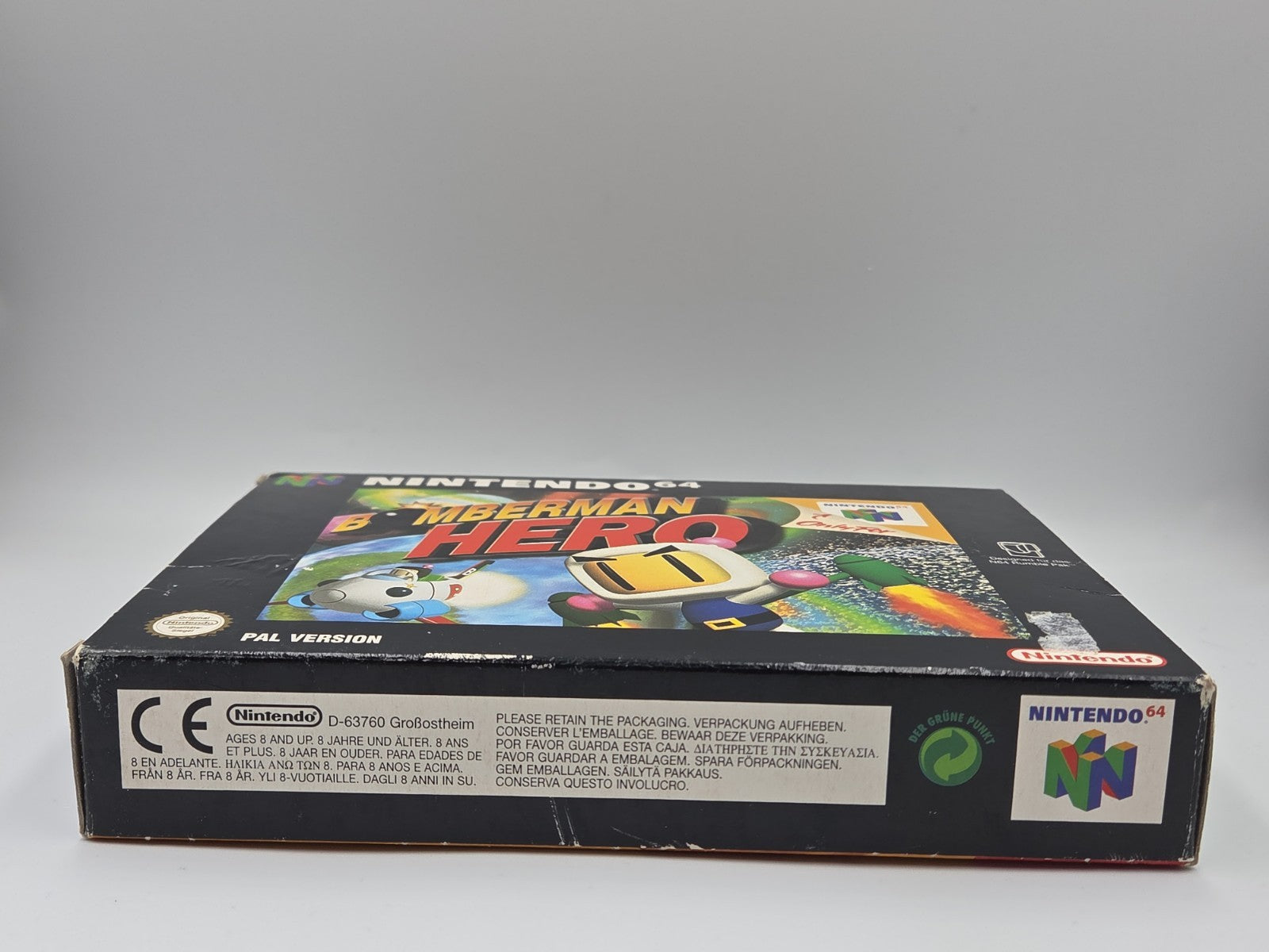 N64 Nintendo 64 Bomberman Hero mit OVP und Anleitung NOE