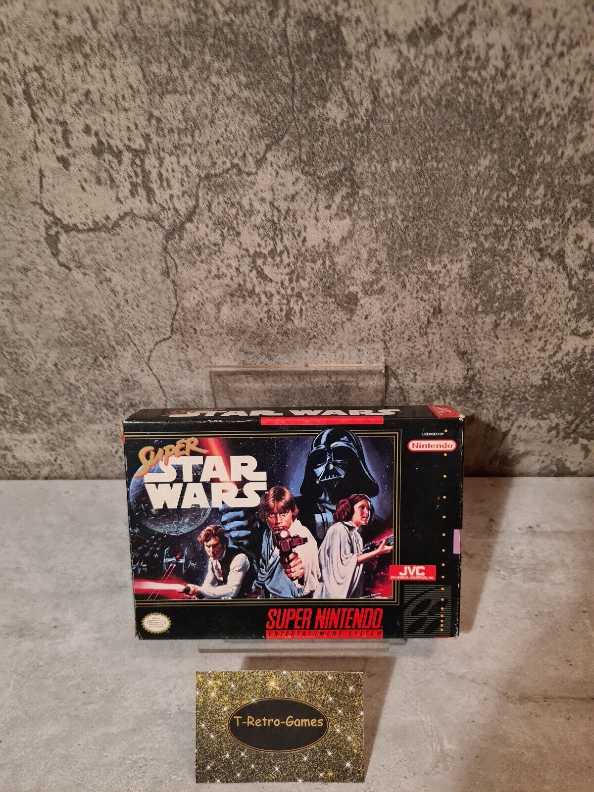 SNES Super Nintendo Super Star Wars mit OVP und Anleitung NTSC USA - T-Retro-Games 