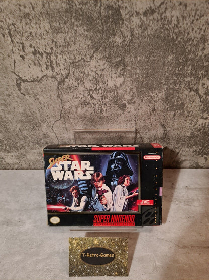 SNES Super Nintendo Super Star Wars mit OVP und Anleitung NTSC USA - T-Retro-Games 