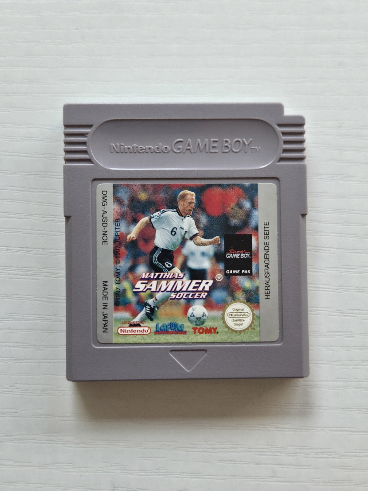 Nintendo Game Boy Classic Spiel Matthias Sammer Soccer Modul NOE