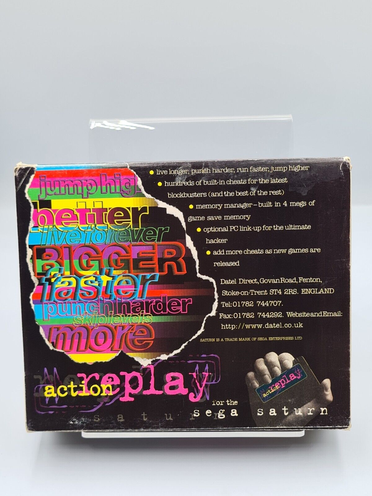 Sega Saturn Pro Action Replay OVP - T-Retro-Games 
