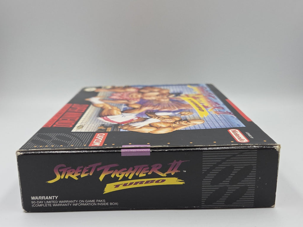 SNES Super Nintendo Spiel Street Fighter II Turbo mit OVP und Anleitung NTSC USA
