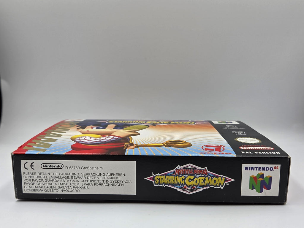 N64 Nintendo 64 Mystical Ninja Starring Goemon mit OVP und Anleitung EUR