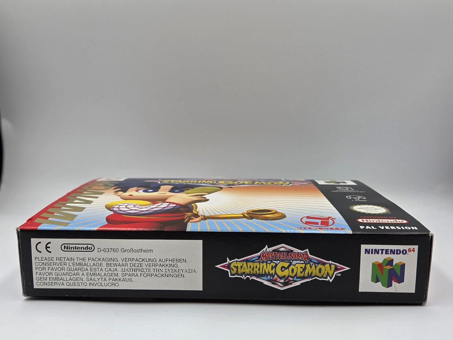 N64 Nintendo 64 Mystical Ninja Starring Goemon mit OVP und Anleitung EUR