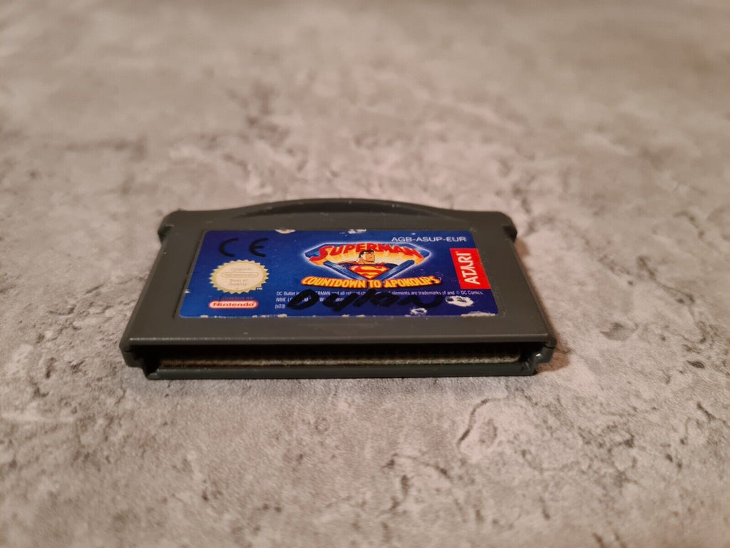 Nintendo Gameboy Advance Superman Countdown to Apokolips Modul EUR - T-Retro-Games 