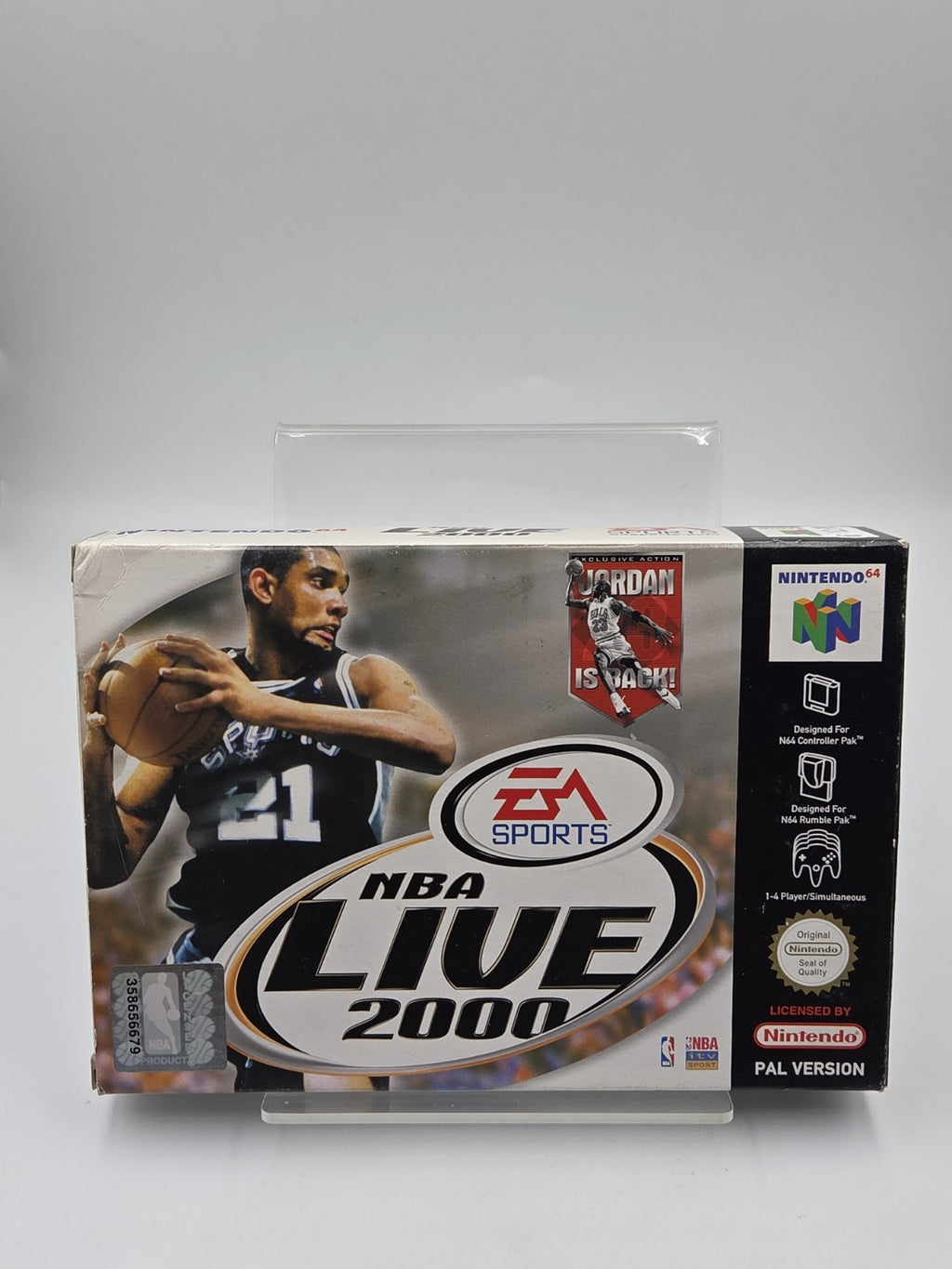 N64 Nintendo 64 Spiel NBA Live 2000 mit OVP und Anleitung EUR