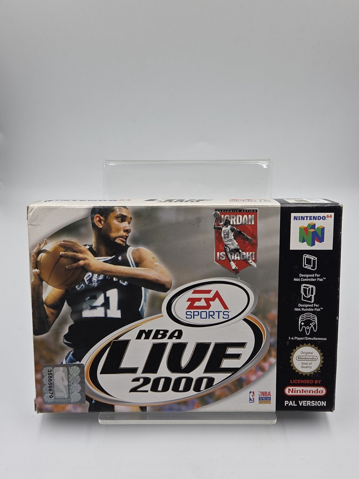 N64 Nintendo 64 Spiel NBA Live 2000 mit OVP und Anleitung EUR