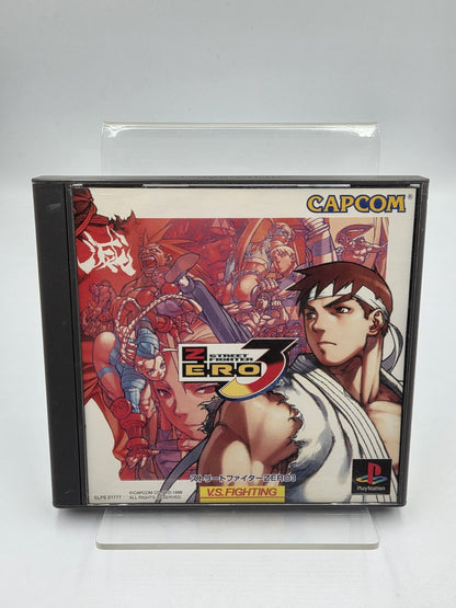PS1 Playstation 1 Street Fighter Zero 3 mit OVP und Anleitung NTSC-J Japan