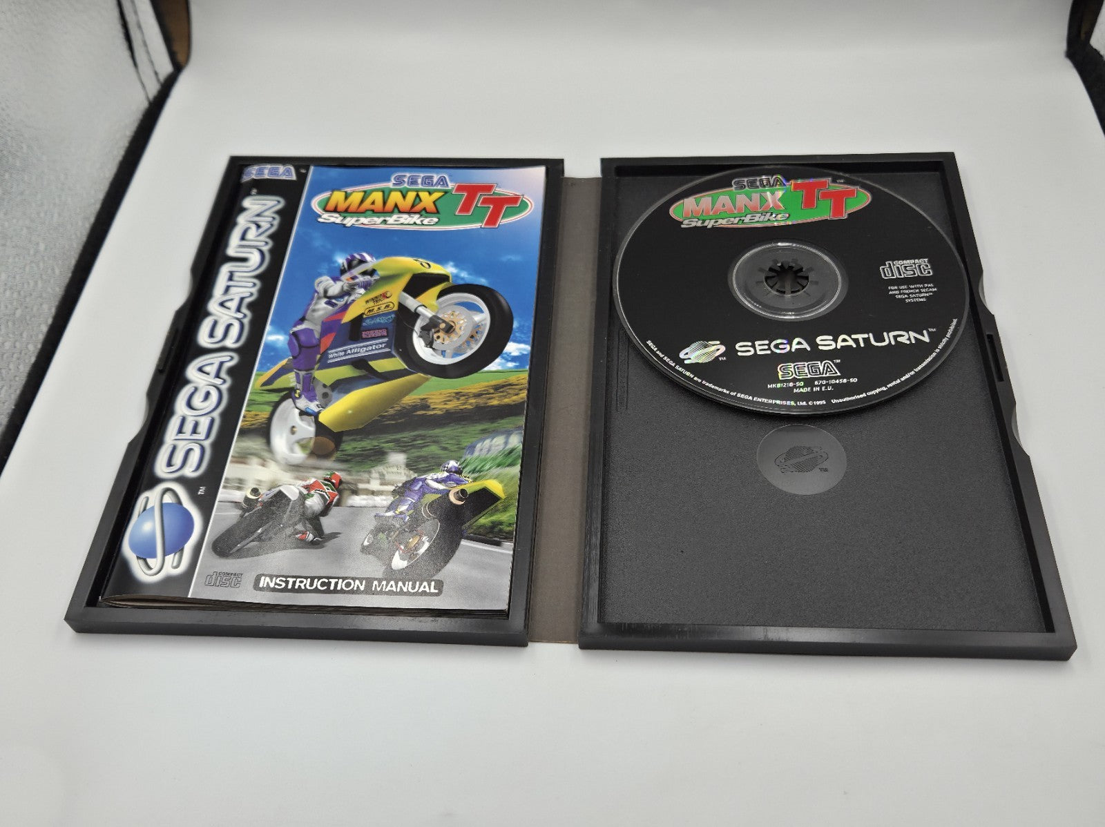 Sega Saturn Spiel Manx TT SuperBike mit OVP und Anleitung Multi Language 