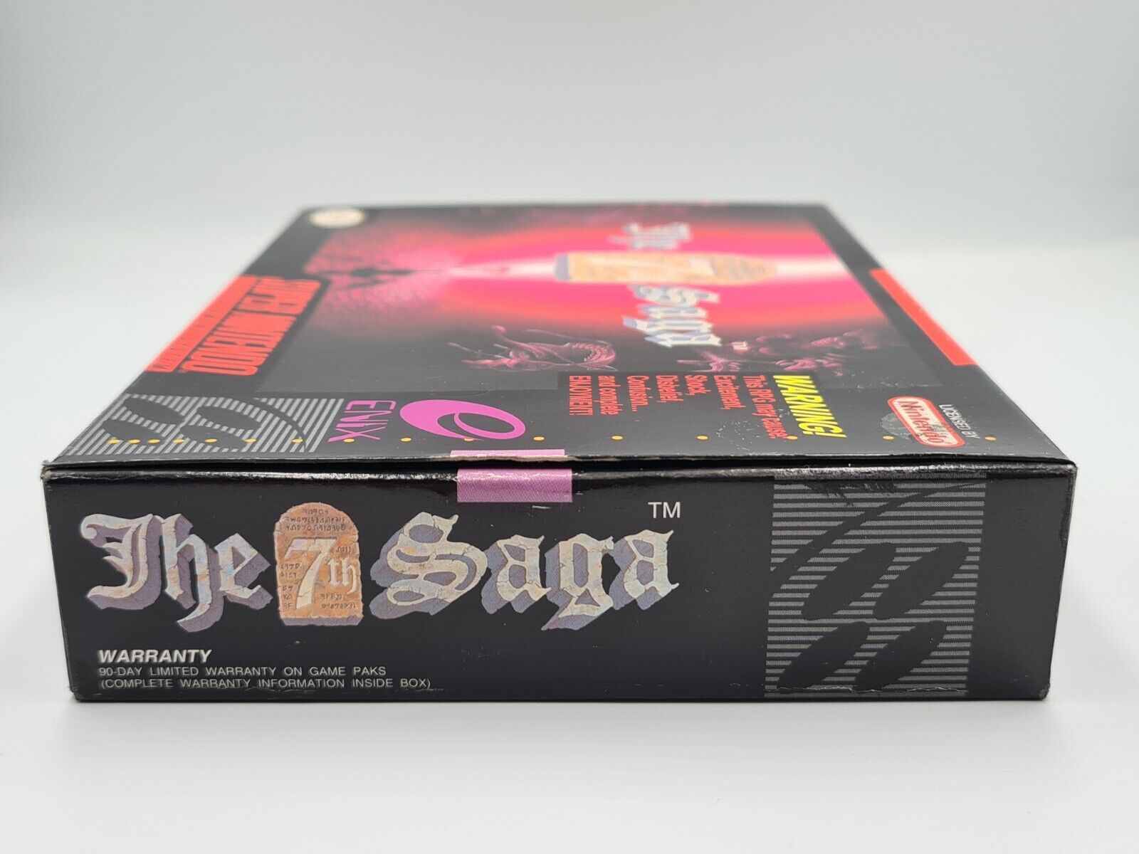 SNES Super Nintendo The 7th Saga mit OVP und Anleitung NTSC-USA - T-Retro-Games 