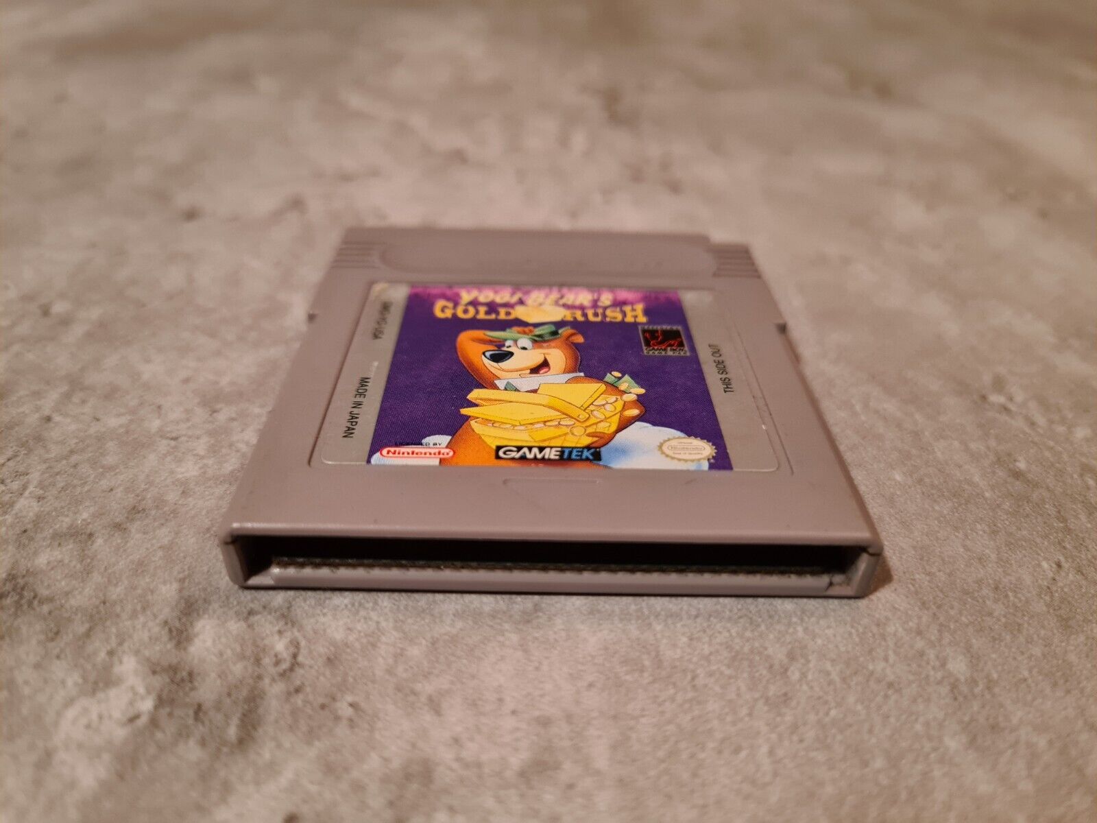 Nintendo Gameboy Classic Spiel Yogi Bear's Gold Rush Modul USA - T-Retro-Games 