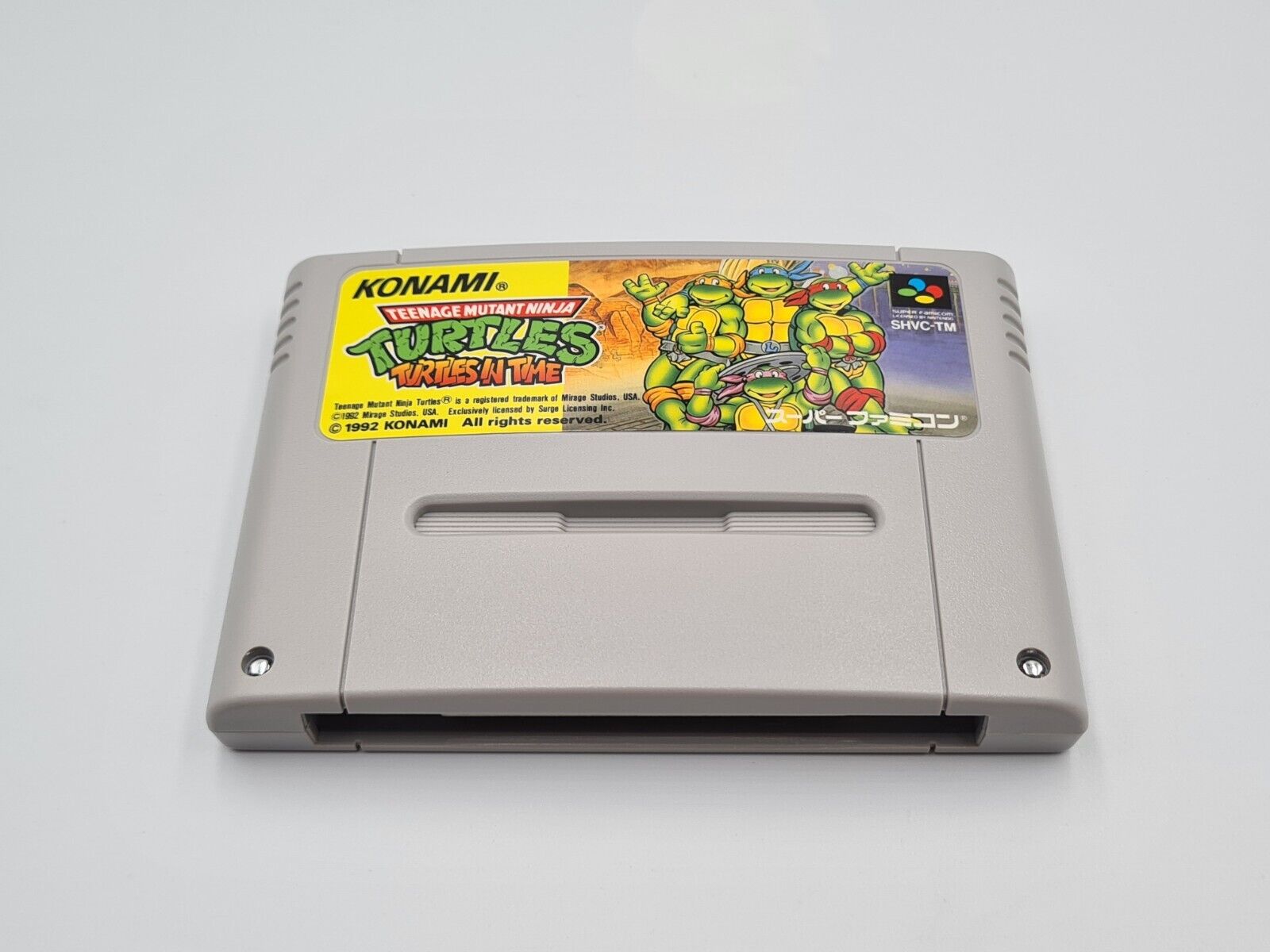 SFC Super Famicom Turtles in Time mit OVP und Anleitung Japan - T-Retro-Games 
