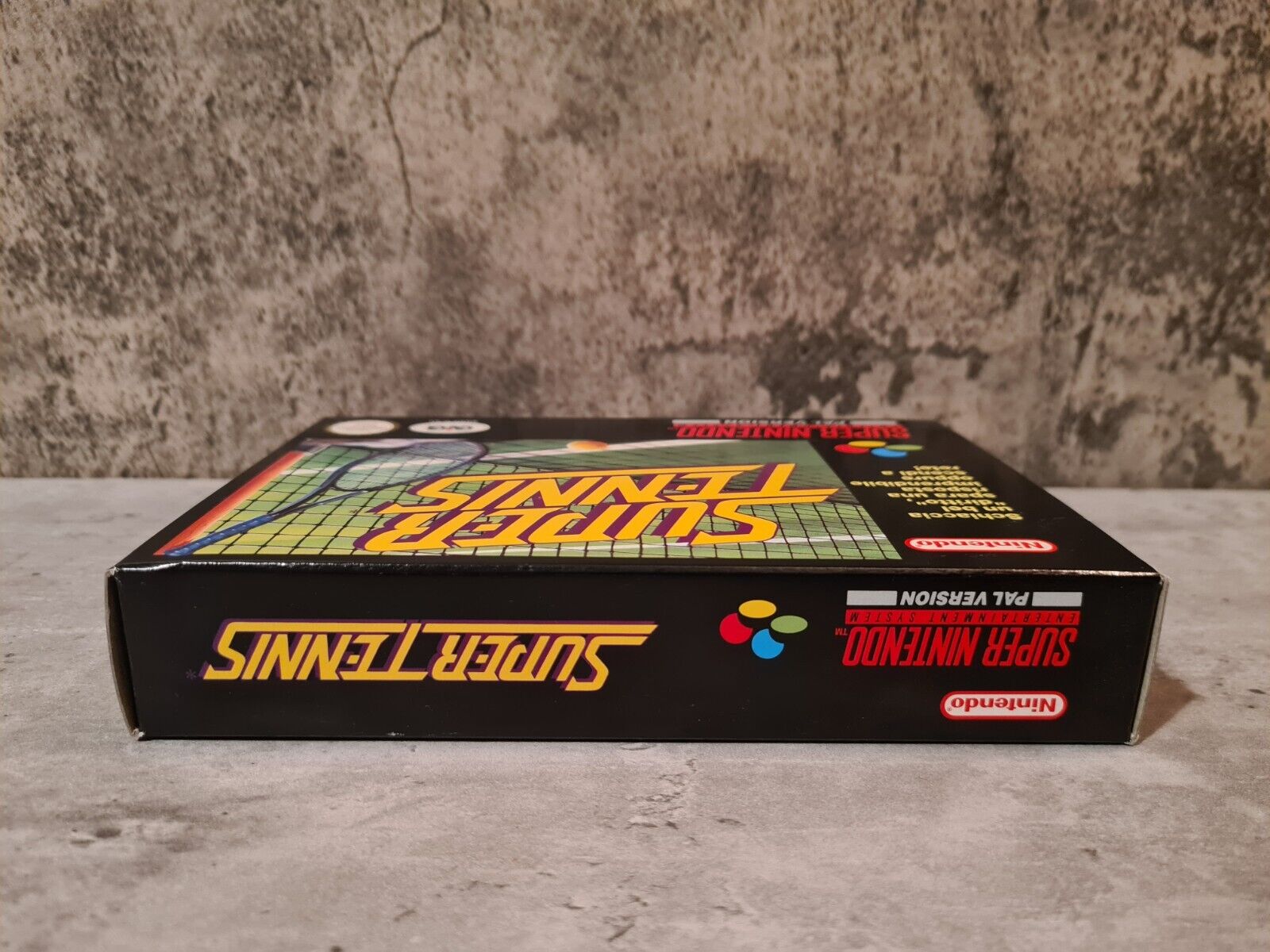 SNES Super Nintendo Super Tennis New Old Stock Neu unbenutzt ITA - T-Retro-Games 