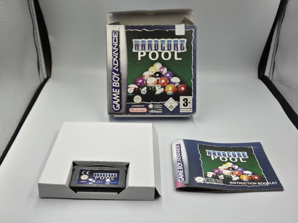 Game Boy Advance Spiel Hardcore Pool mit OVP und Anleitung EUR