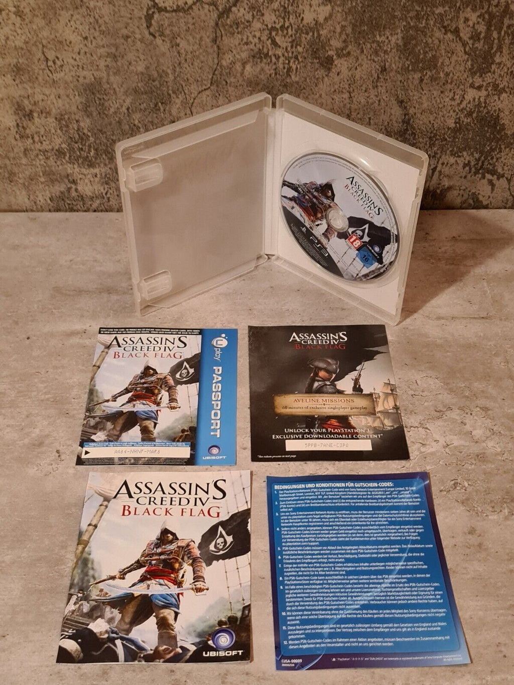 PS3 Spiel Assassin's Creed IV Black Flag mit OVP und Anleitung Deutsch - T-Retro-Games 