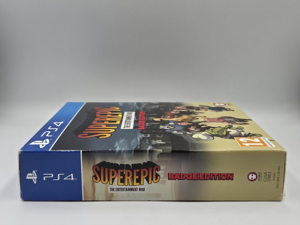 PS4 Playstation 4 Superepic The Entertainment War Badge Edition OVP Englisch