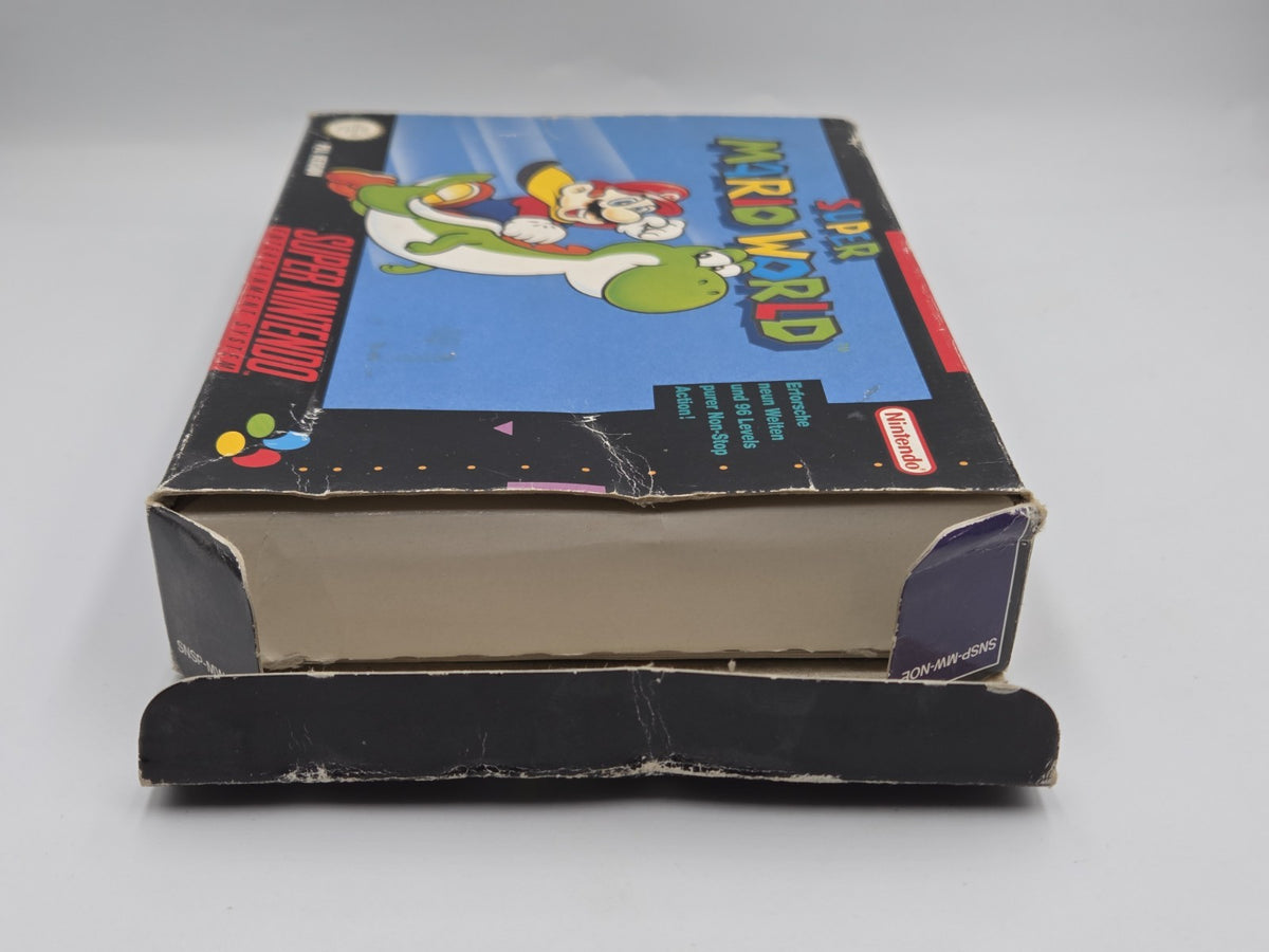 SNES Super Nintendo Spiel Super Mario World mit  OVP und Anleitung NOE