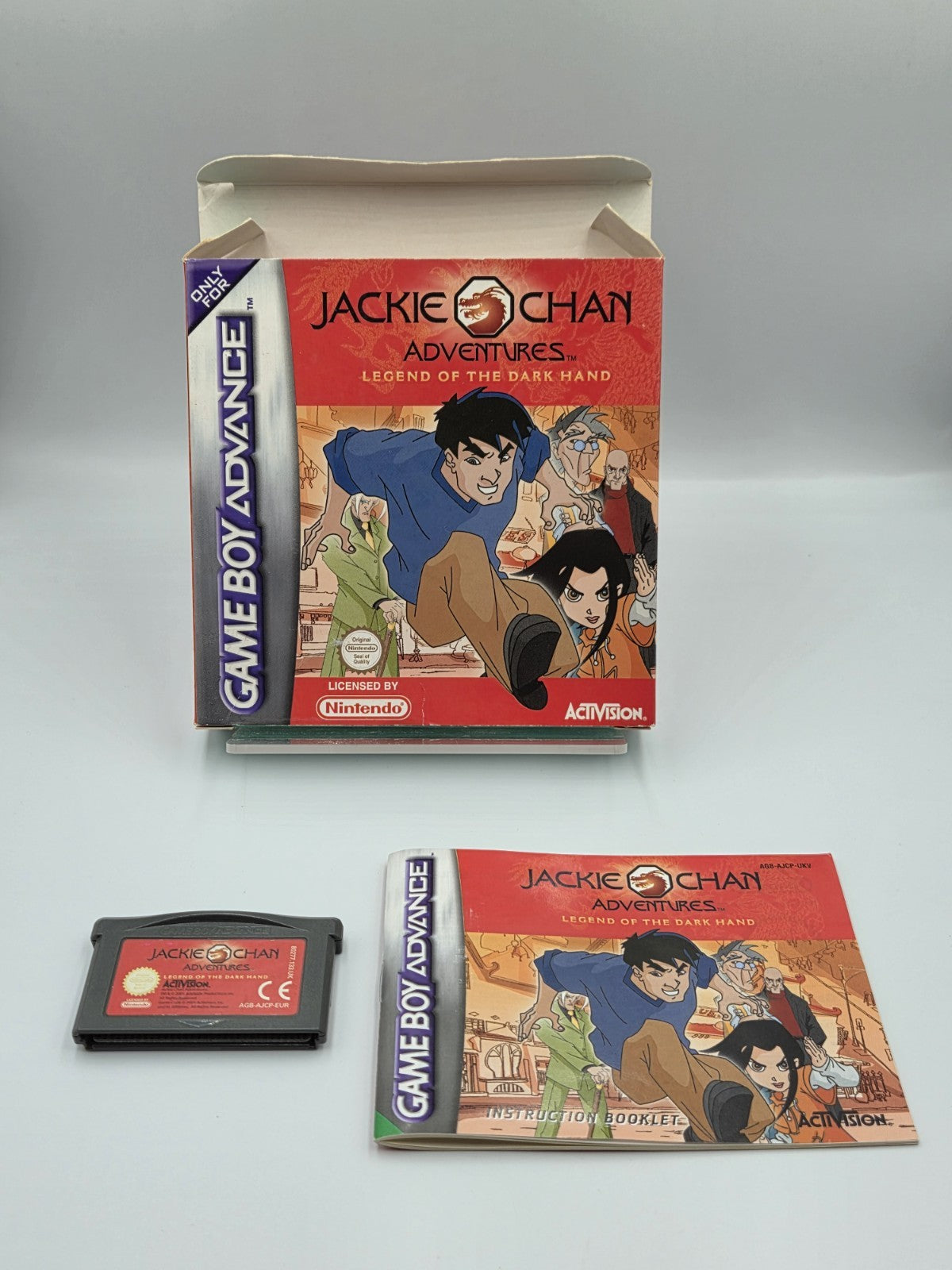 Nintendo Game Boy Advance Jackie Chan Adventures mit OVP und Anleitung UKV
