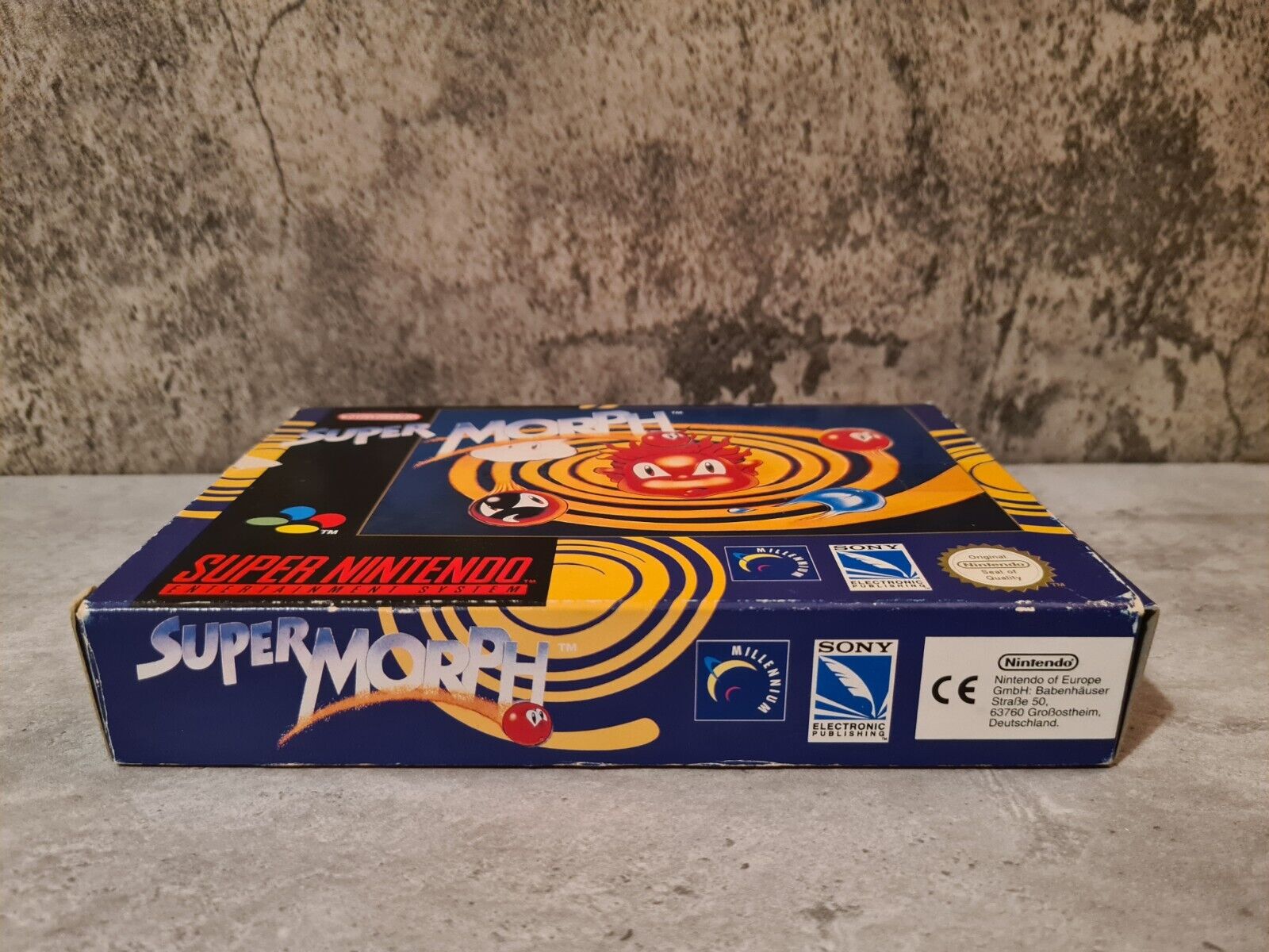 SNES Super Nintendo Super Morph mit OVP und Anleitung EUR - T-Retro-Games 