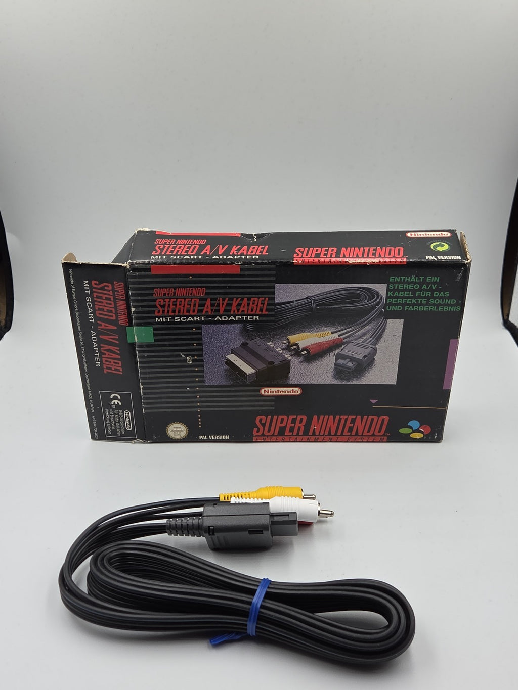 Super Nintendo Stereo A/V Kabel OVP