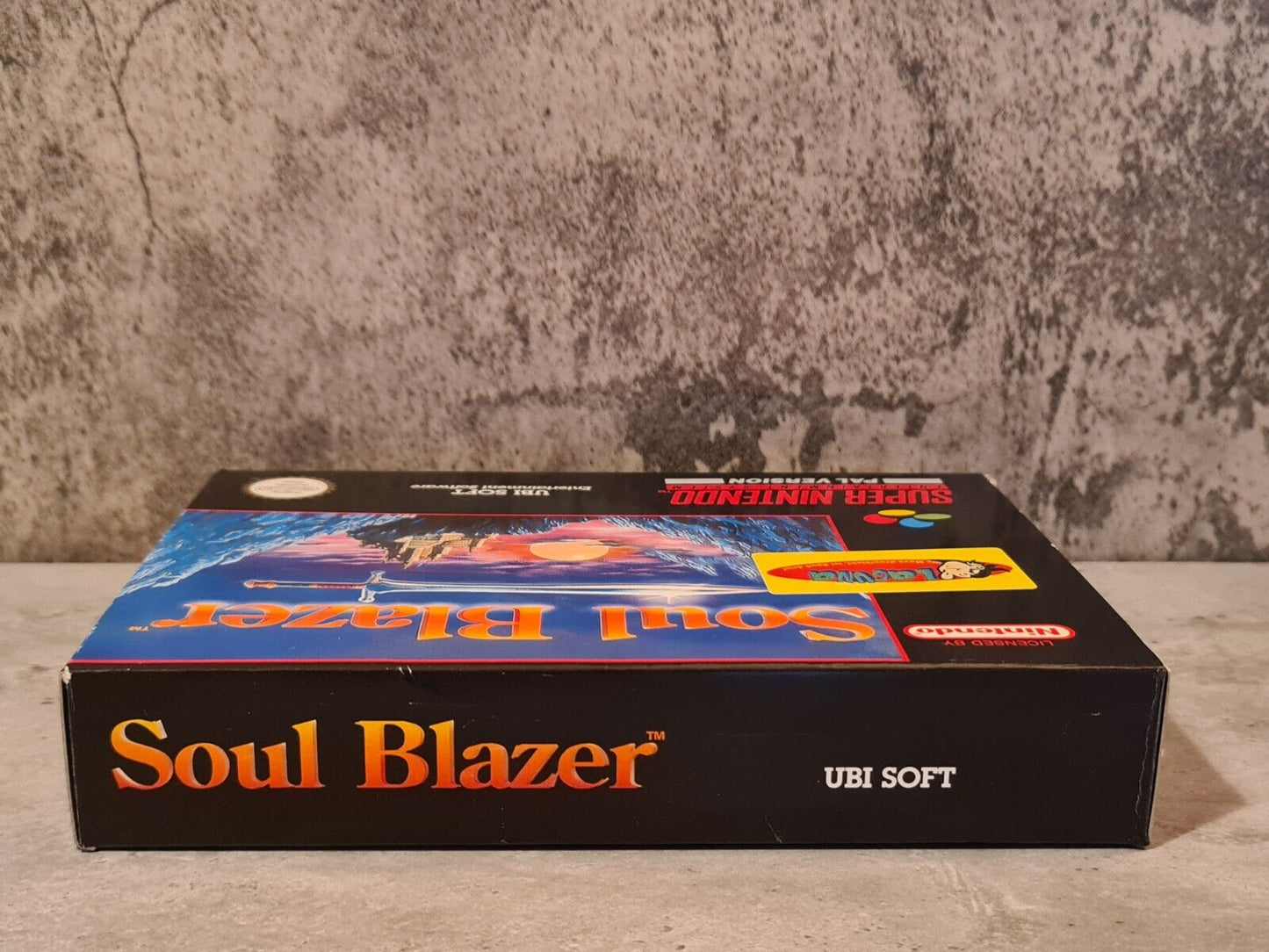 SNES Super Nintendo Soul Blazer mit OVP und Anleitung NOE/SFRG - T-Retro-Games 
