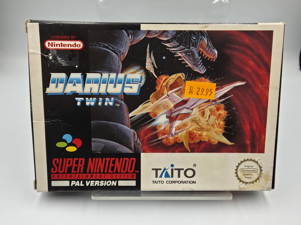 SNES Super Nintendo Spiel Darius Twin mit OVP und Anleitung NOE 