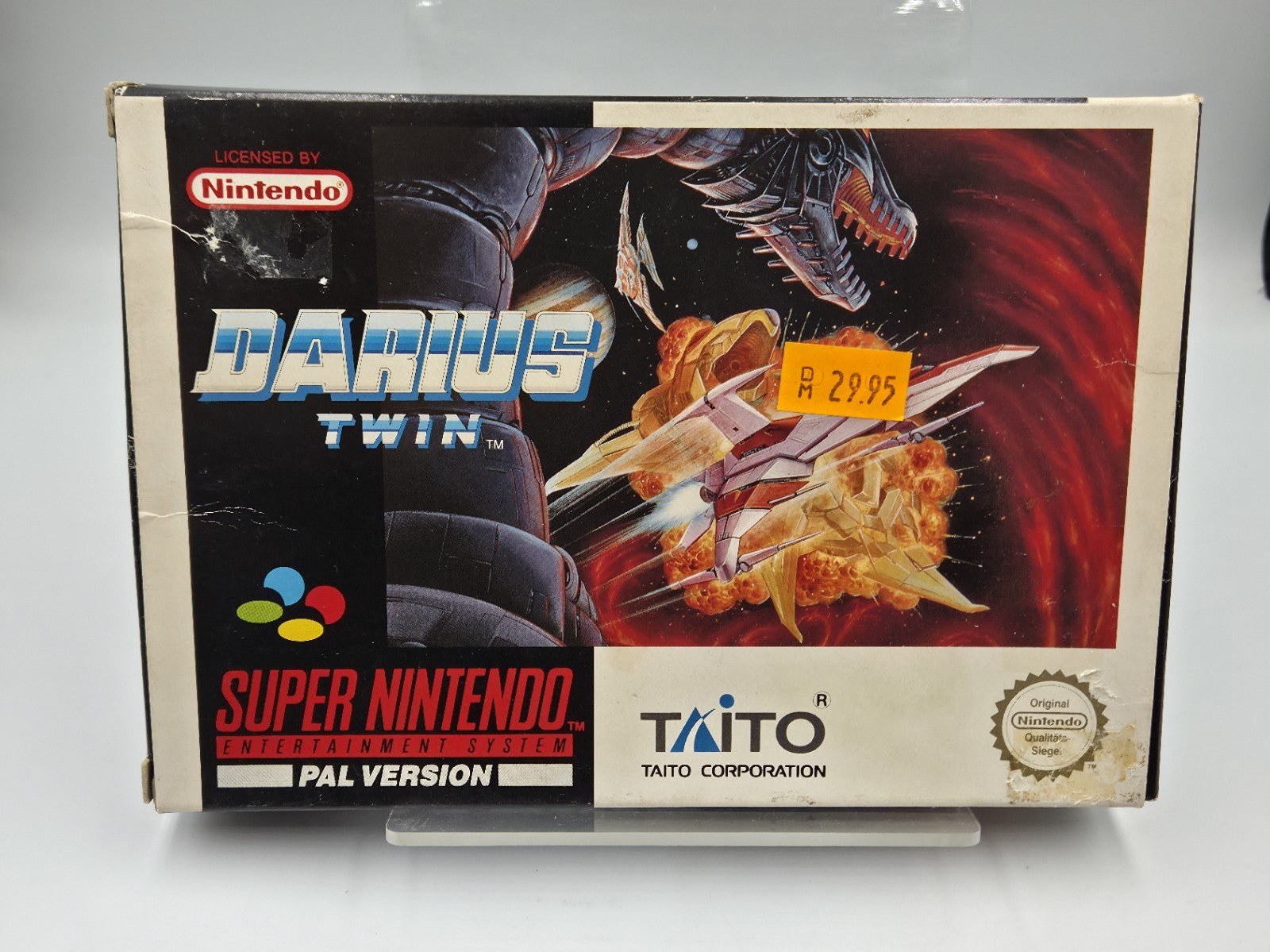 SNES Super Nintendo Spiel Darius Twin mit OVP und Anleitung NOE 