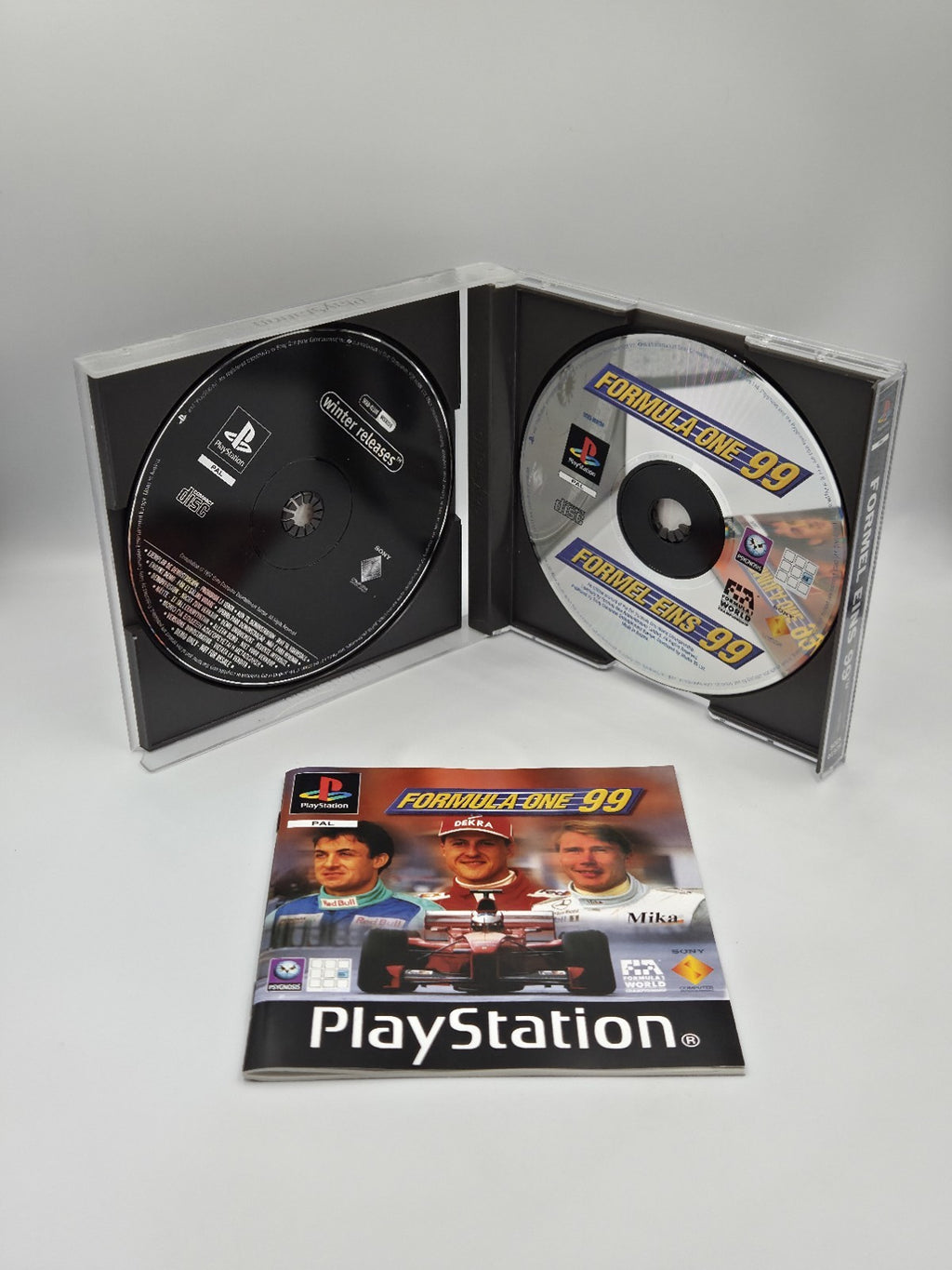 PS1 Playstation 1 Spiel Formel Eins 99 mit OVP und Anleitung + Demo Deutsch