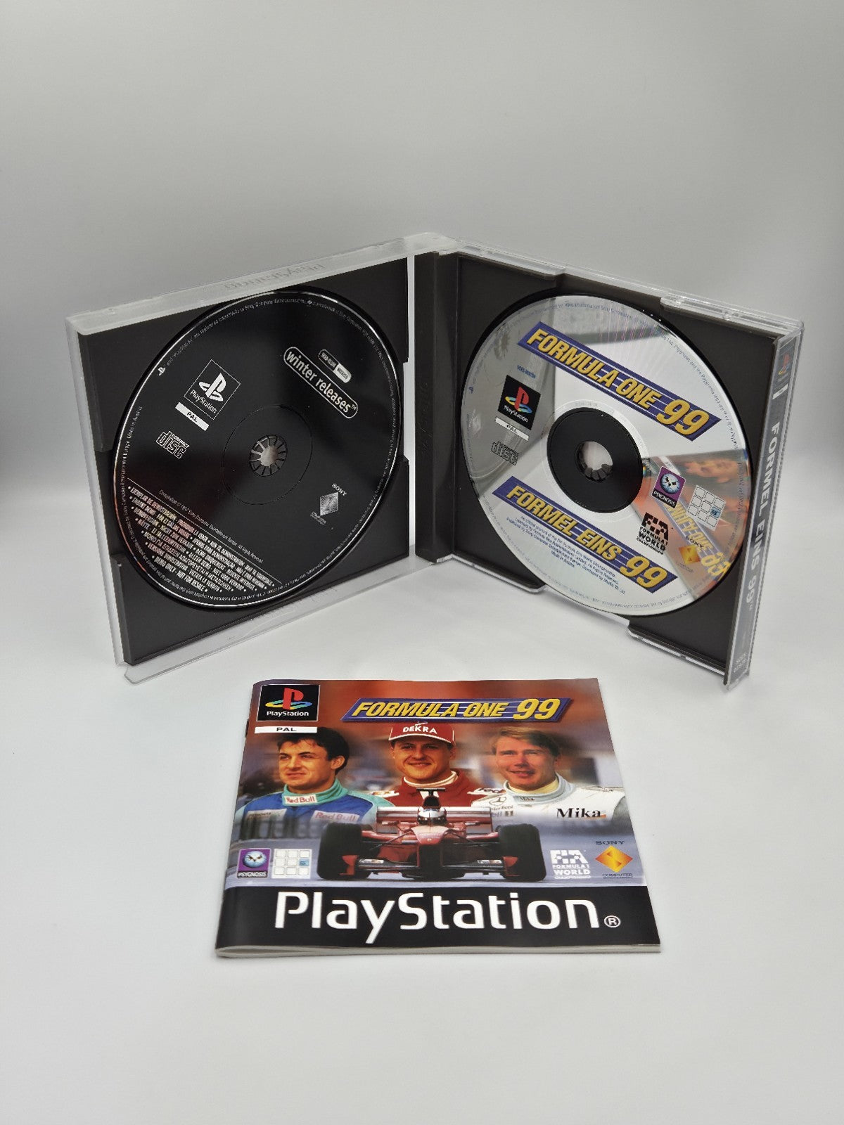PS1 Playstation 1 Spiel Formel Eins 99 mit OVP und Anleitung + Demo Deutsch