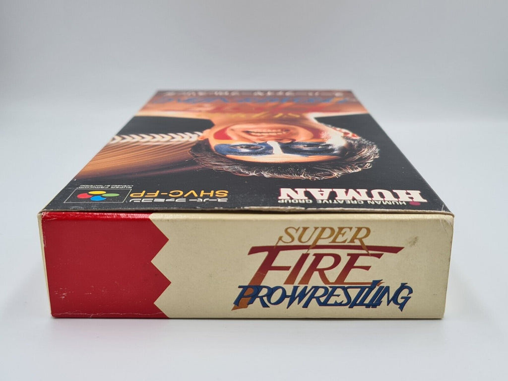 SFC Super Famicom Super Fire Pro-Wrestling mit OVP und Anleitung Japan - T-Retro-Games 